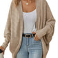 Knitted Batwing Sleeve Cardigan