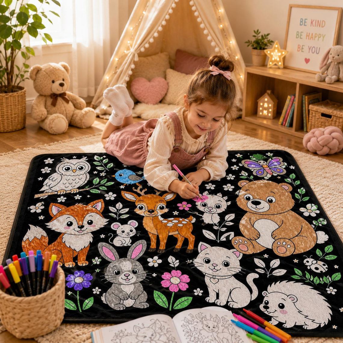 DIY Coloring Blanket