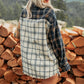 Haisley Multi-Plaid Top