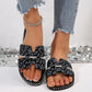 Leopard H Upper Flat Fashion Slippers