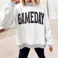 High Neck GAMEDAY/ FOOTBALL Double Side Printed Reversible Sweatshirt