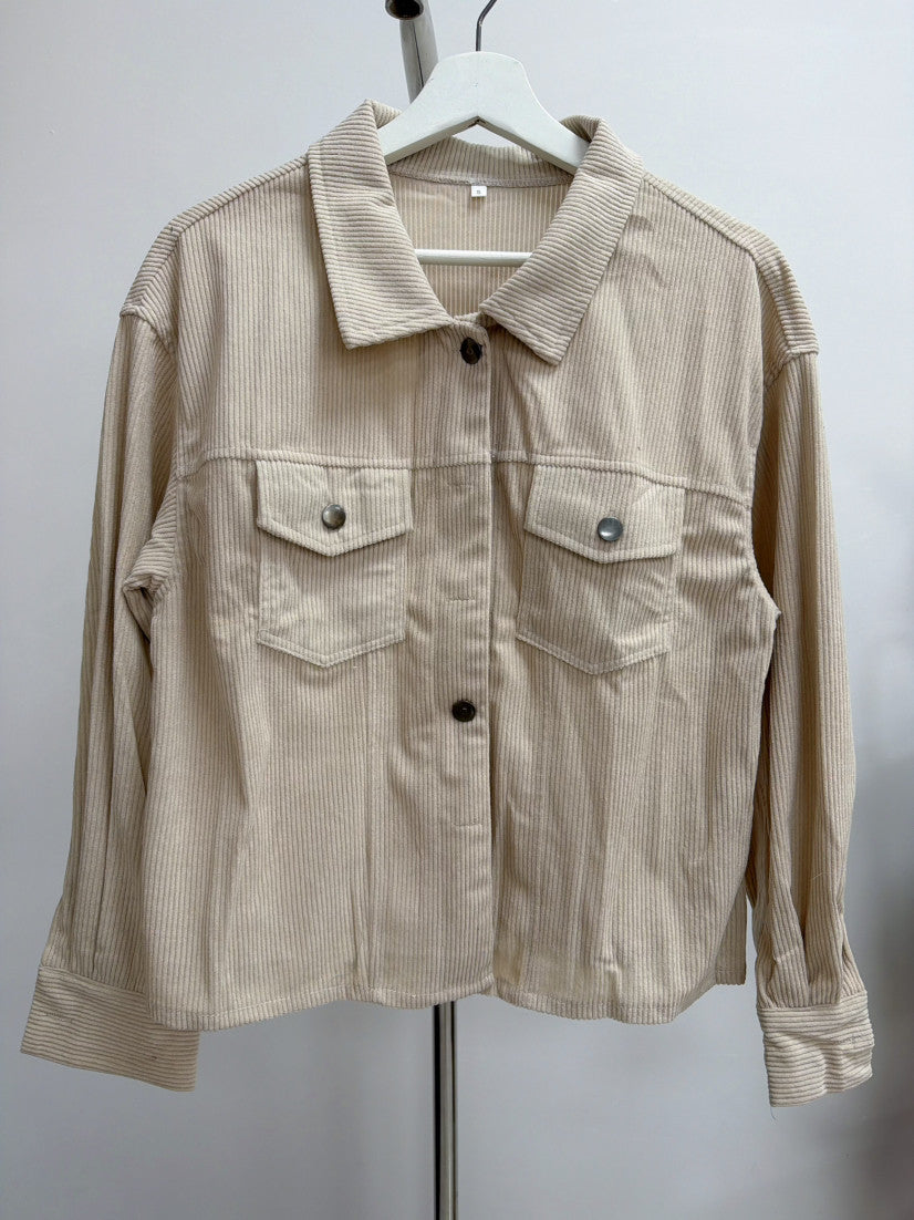 The Hollis Corduroy Shacket