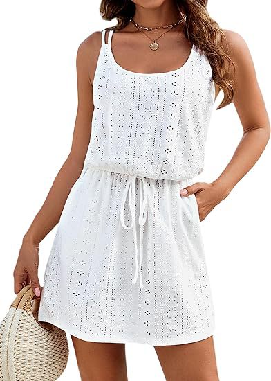Swimsuit with Thin Shoulder Straps Bohemian Summer Dress