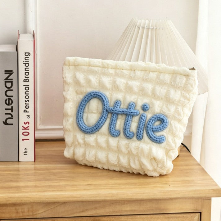 Custom Puffy Cloud Makeup Bag