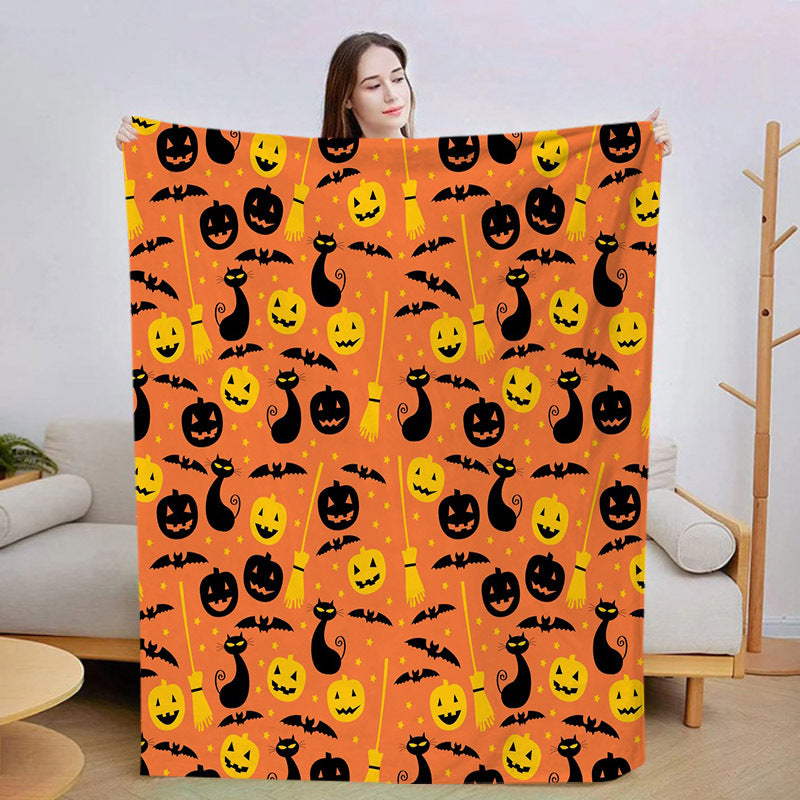 Halloween Flannel Blanket