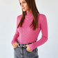 Basic Solid Color Half Turtleneck Sweater