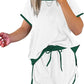 2Pcs Set Colorblock Edge Drop Shoulder T Shirt and Skirt