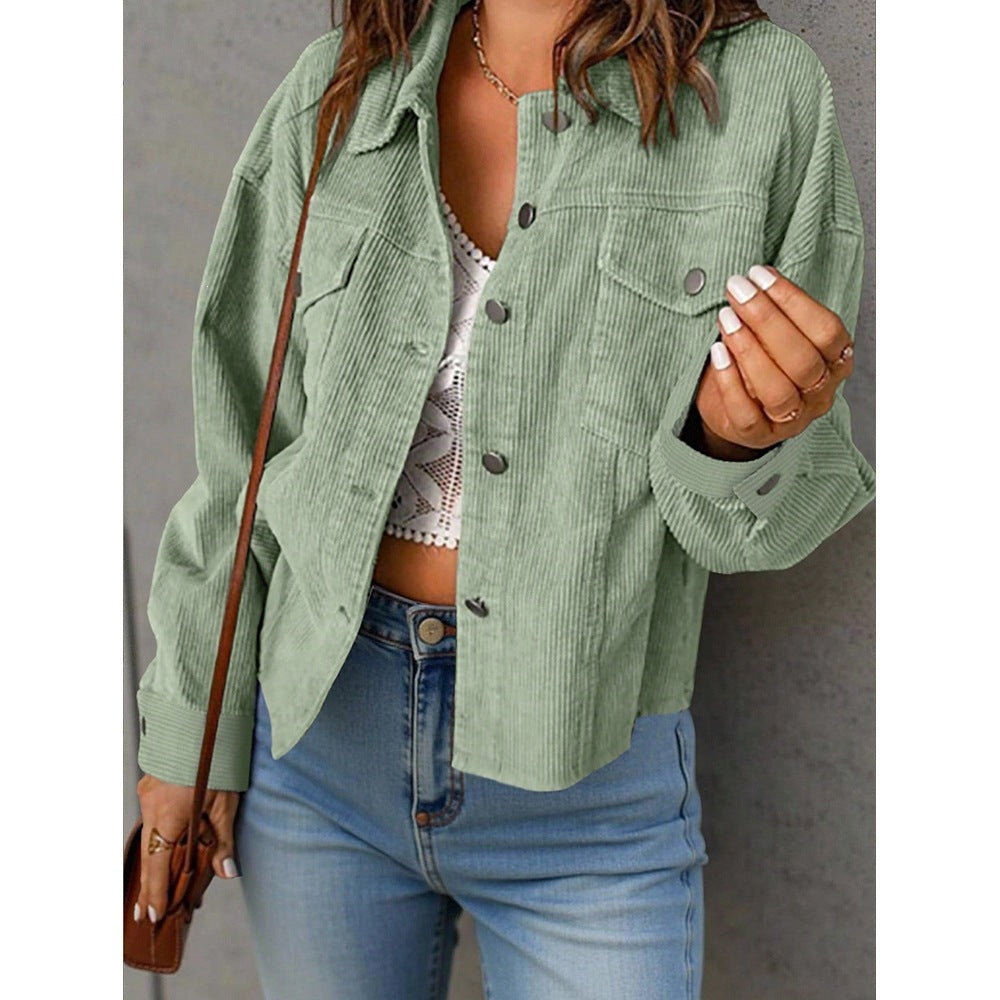 The Hollis Corduroy Shacket