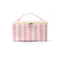 Candy Stripe PVC Cosmetic Bag