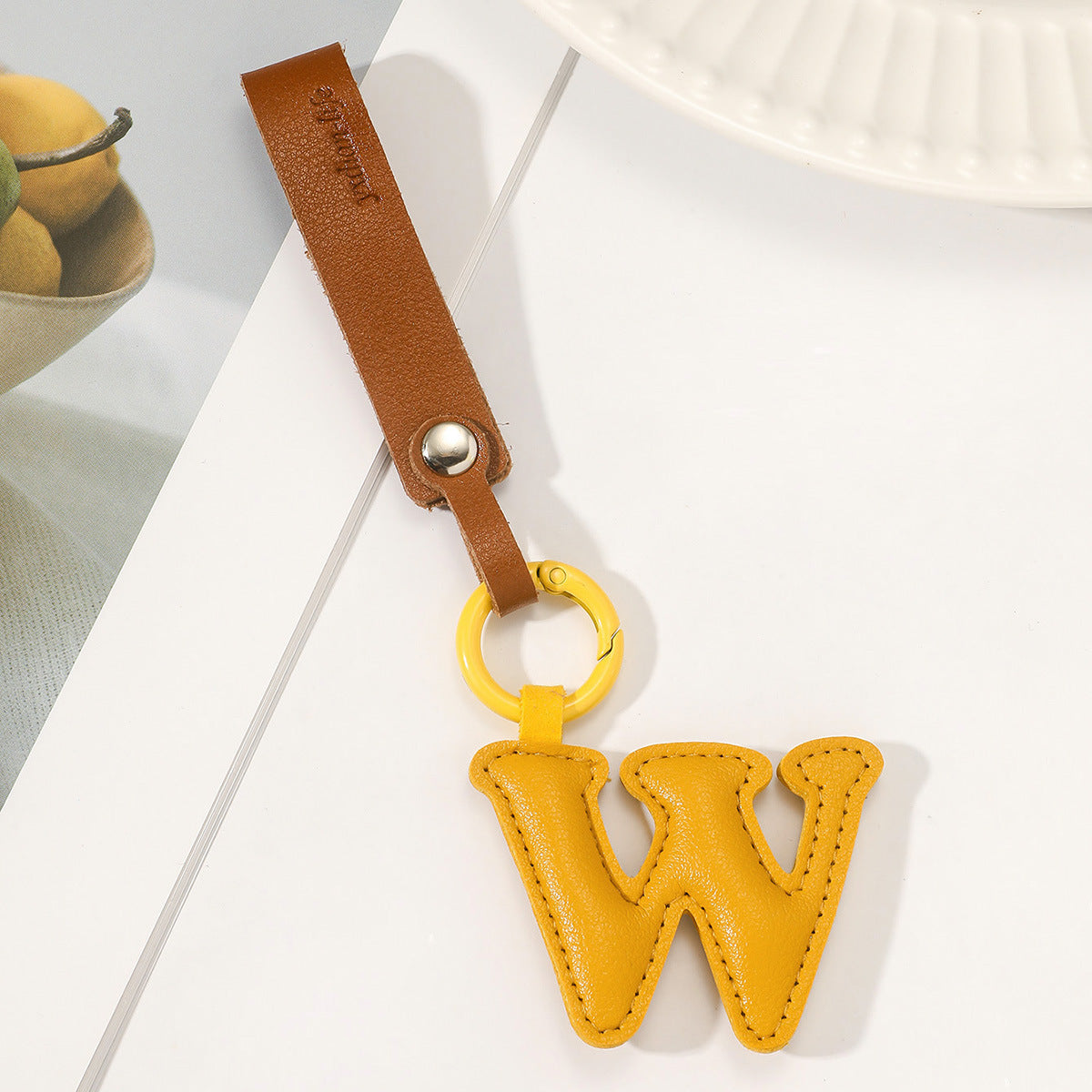 Alphabet Keychain Bag Charm