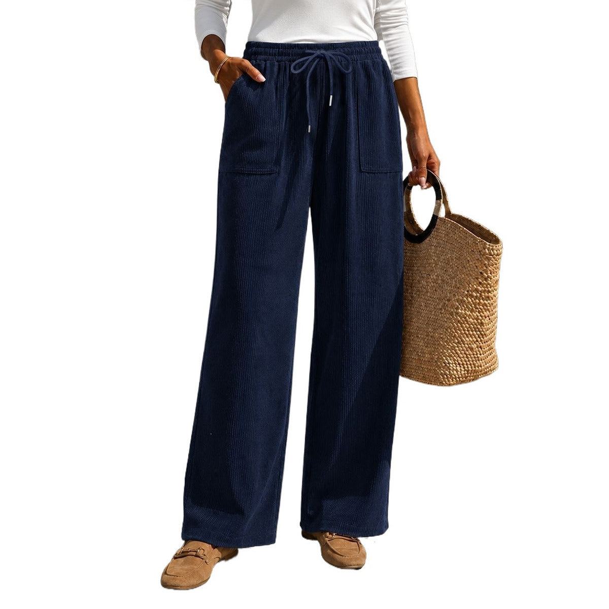 Cozy Corduroy Casual Pants