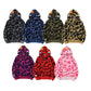 Fleece Hoodie Multi-color Ape Head Coat