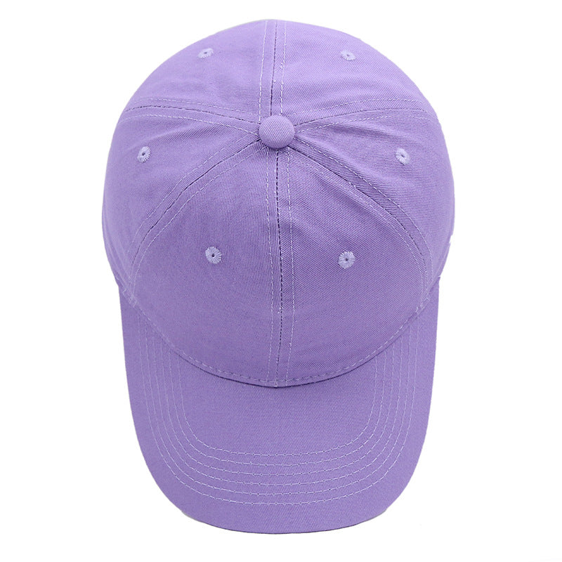 Candy Colored Cotton Baseball Cap