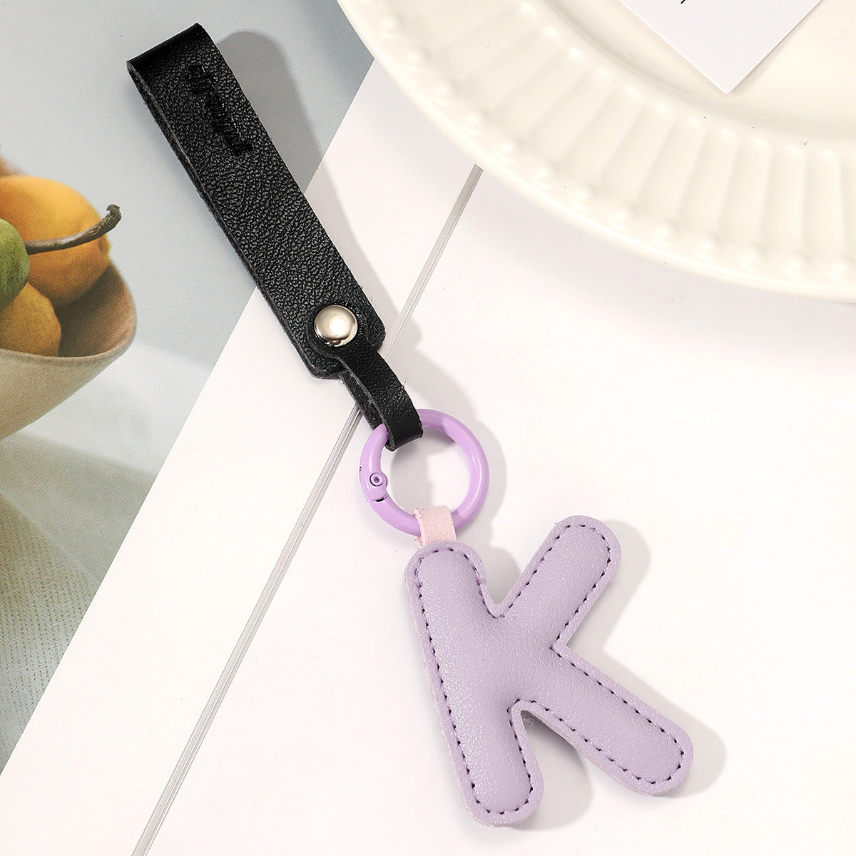 Alphabet Keychain Bag Charm