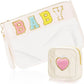 2 Pieces Set Flat Clear Pouch PVC Toiletry Storage Bag (MOQ 5)