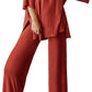 Loose T Side Pocket Sleepwear Set