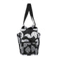 Ball Sports Print Multi-Pocket Utility Tote Bag