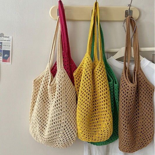 Woven Tote Beach Bag