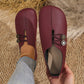 Women's round toe slip-on shoes (large size)