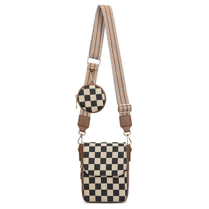 Vegan Leather Cell Phone Bags Wallet Purses