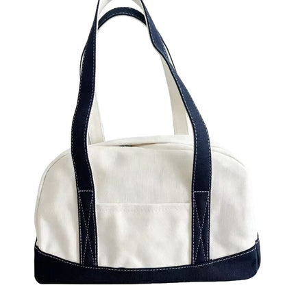 Personalized Embroidered Monogram Canvas Tote