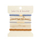 Boho 2-in-1 Hair Tie & Bracelet Set (5-Piece Pack)