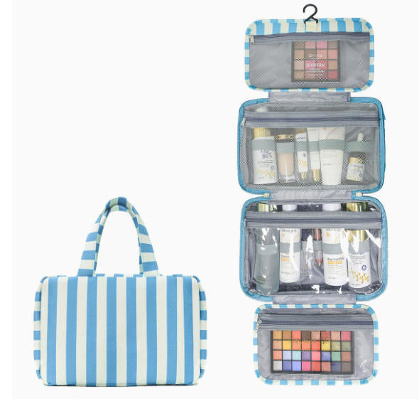 Customizable Name Wet/Dry Separation Toiletry & Cosmetic Bag – Portable Organizer