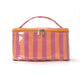 Candy Stripe PVC Cosmetic Bag