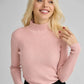 Basic Solid Color Half Turtleneck Sweater