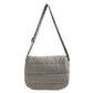 Solid Minimalist Foldover Puffer Crossbody Bag