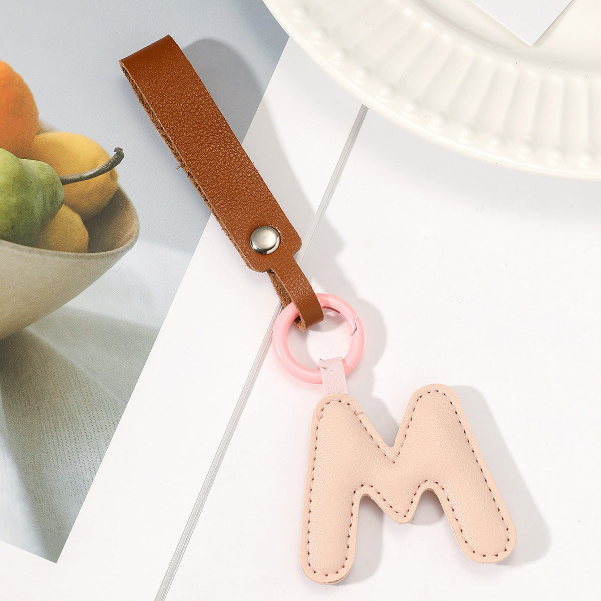 Alphabet Keychain Bag Charm