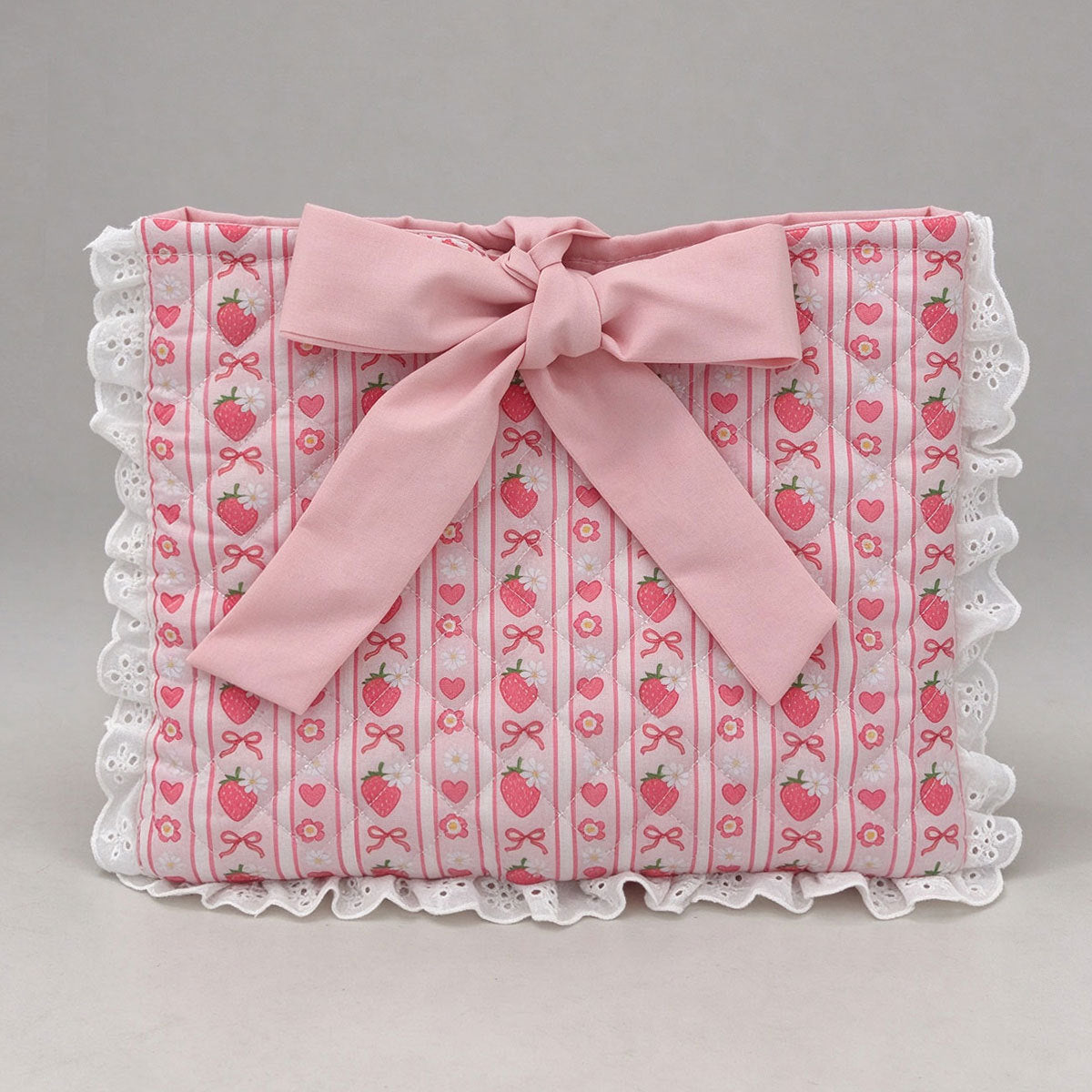 Lace Quilted Bible Bag