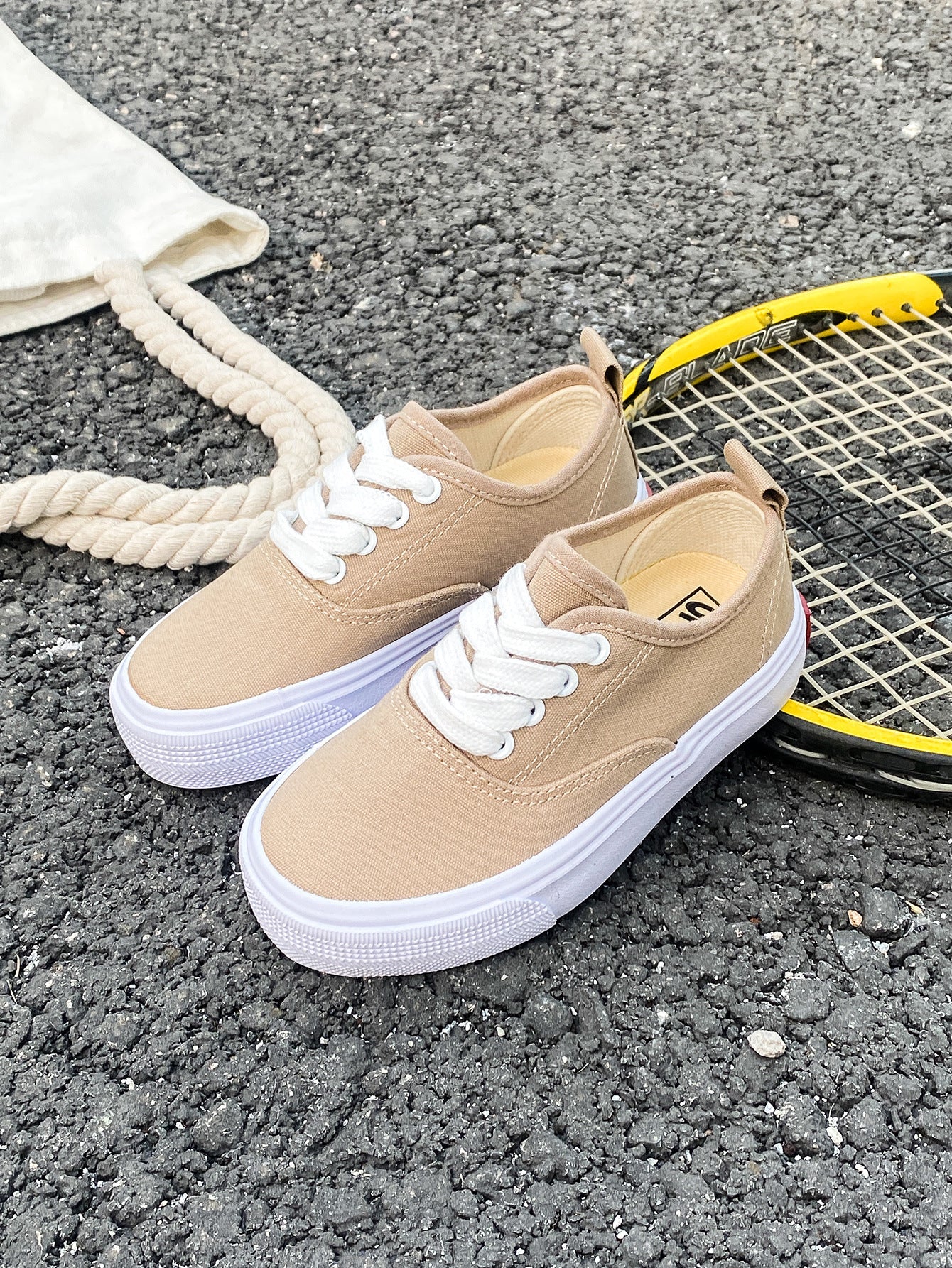 Kid's Canvas Lace-up Shoes