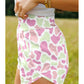 Camouflage Print Shirred High Waist Athleisure Shorts