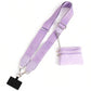 Phone Strap with Zppered Pouch