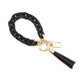 Wristlet Link Keychain Key Ring Bracelet