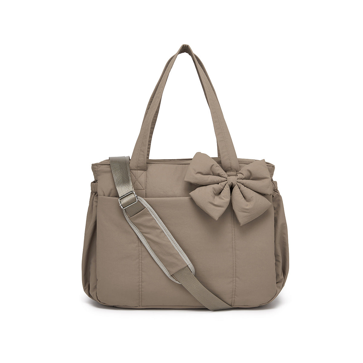 Down-filled Jacket and Shoulder Bag