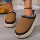 Thick-Soled Warm Ethnic Style Half-Slip