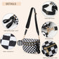 Nylon Crossbody Bags Bum Bag with Detachable Coin Pouch