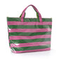 Sunset Stripe Clear PVC Tote Bag