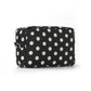 Custom Polka-Dot Color-Block Makeup Bag