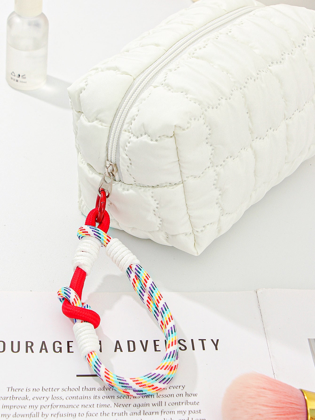 Mini Macaron Colored Cosmetics Organizer Bag