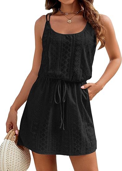 Swimsuit with Thin Shoulder Straps Bohemian Summer Dress
