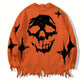Halloween Skull Hole Sweater