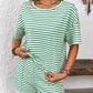 Stripe Crewneck Lounge Set