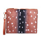 Large-Capacity Plush Cow Print Tote Bag