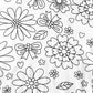 Kid's Doodle Print Pajama Set