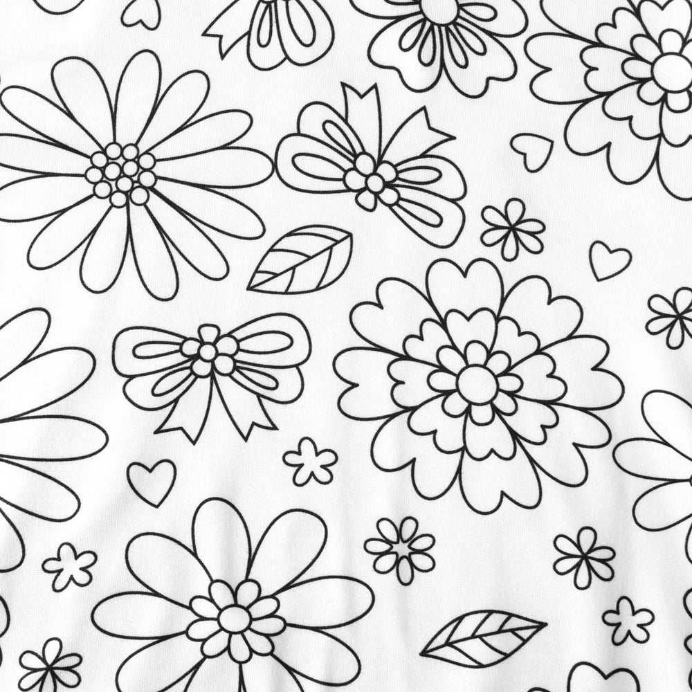 Kid's Doodle Print Pajama Set