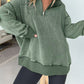 Oversized Quarter Zip Vintage Pullover