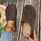 Suede Moccasin Slip-On Mule Clogs